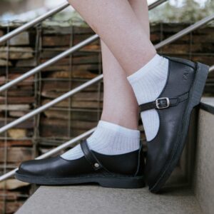 Alternative view of Girls Leather School Shoes
