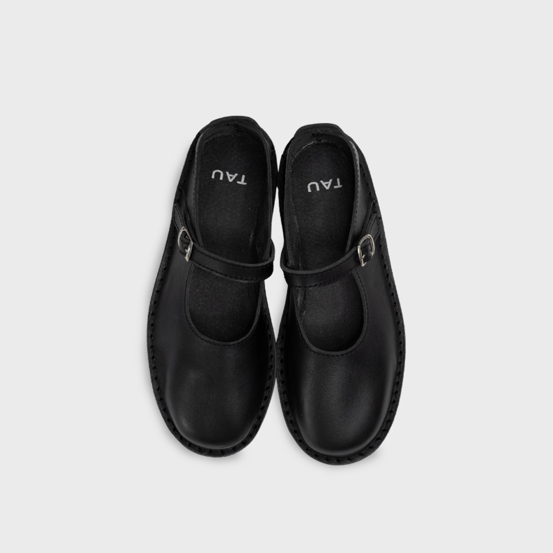 Girls Leather School Shoes - Image 3