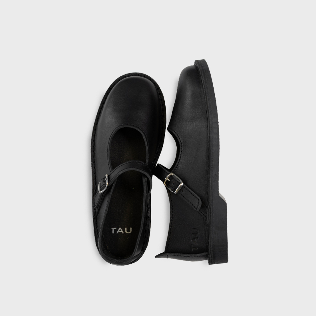 Girls Leather School Shoes - Image 6